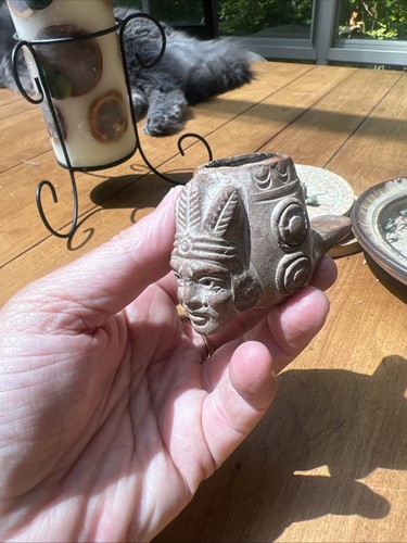 Pipa maya terracotta - in,