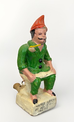 Pipa statuina vintage italiana