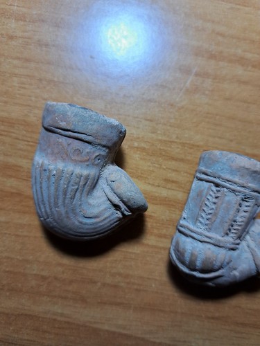 Pipa terracotta antica - terracotta,