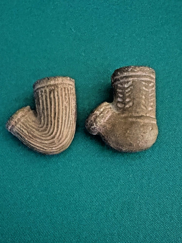 Pipa terracotta antica - in,